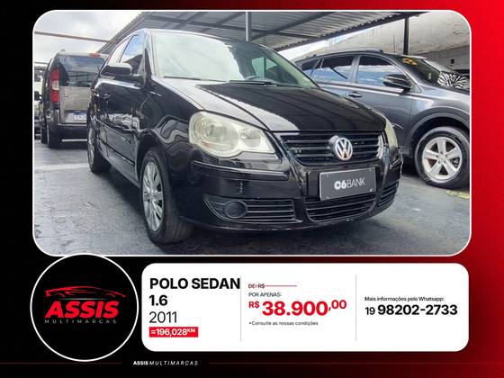 VOLKSWAGEN POLO SEDAN 1.6 MI 8V FLEX 4P MANUAL VOLKSWAGEN POLO SEDAN 1.6 MI 8V FLEX 4P MANUAL
